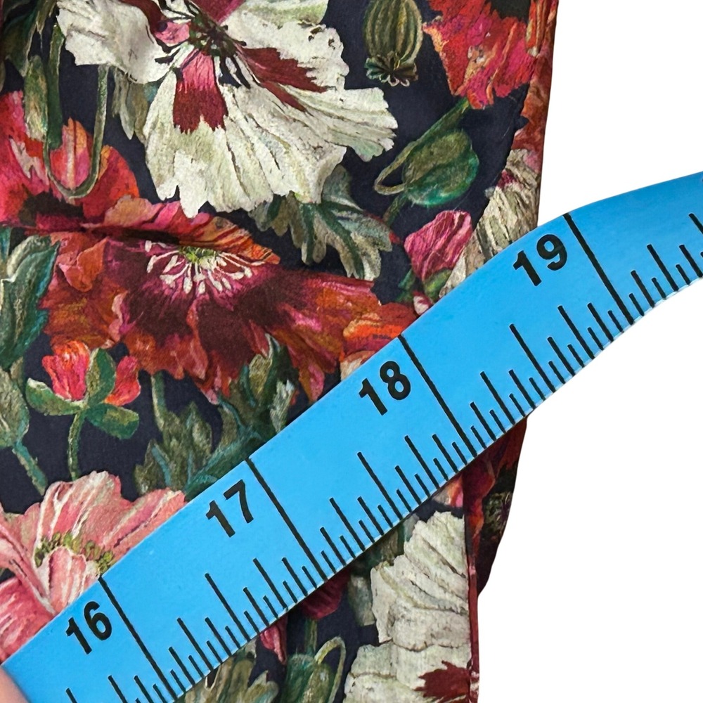 J. Crew Liberty Fabric Floral Square‎ Neck Puff Sleeve Smocked Dress Size 12 - Picture 10 of 10